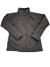 The North Face Jacket Womens Medium Gray Softshell Full Zip Fleece Lined