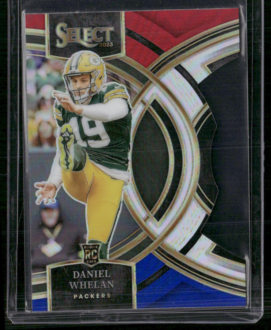2023 Panini Select #161 Daniel Whelan Red and Blue Prizms Die Cuts