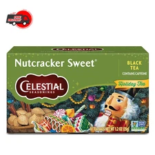 Celestial Seasonings Black Tea, Nutcracker Sweet, 20 Count