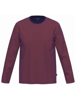 Ammann Mix & Match 31183 Herren Shirt langarm, Rundhals Gr. S-5XL in Brick Red