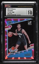 2021 Panini Donruss The Rookies Holo Pink Laser Jalen Suggs CSG 10 Gem Mint 0z5u