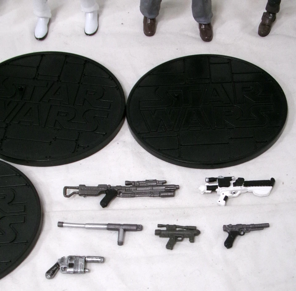 Lote de 9 bonecos Hasbro Star Wars Elite Series 6" Luke Kylo Rey Finn Jyn K-2SO - Imagem 3 de 4