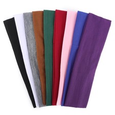 9 PCS Headbands Women Non Slip Soft Elastic Hair Bands Cotton Stretchy