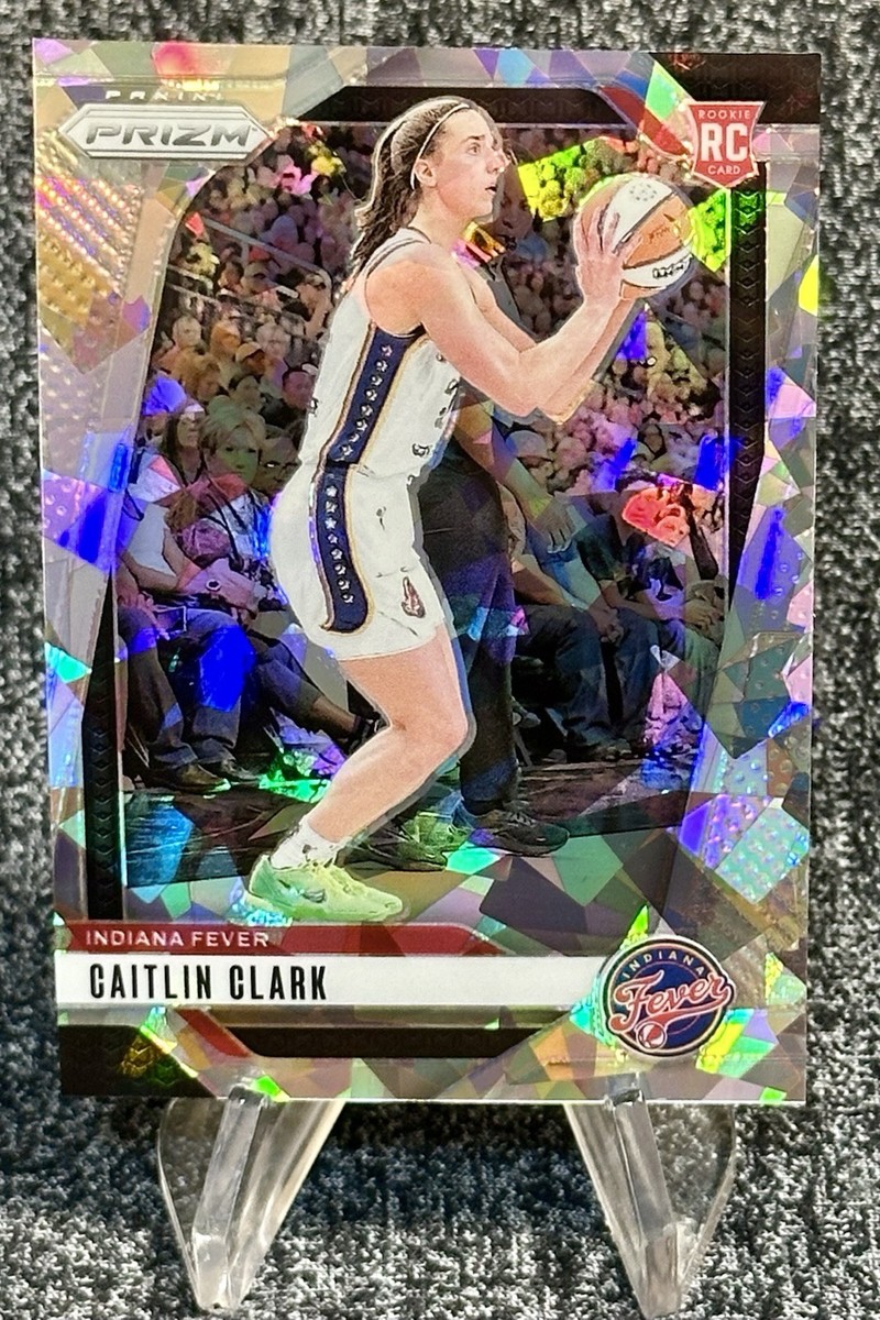 2024 Prizm WNBA Caitlin Clark Cracked Ice Silver Prizm RC #22 SP