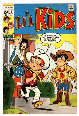 Li'l Kids #3 Fine+ 6.5 1971 Stan Goldberg Cover