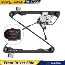 Front Left Driver Side For 2000-2007 Ford Focus Power Window Regulator w/ Motor