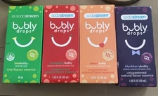 LOT of Sodastream Bubly Drops. Blackberry,Peach,Strawberry, Lime.