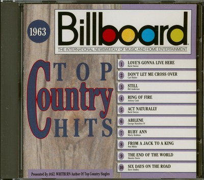 Various - Billboard Top Country Hits 1963 (CD) - Classic Country Artists