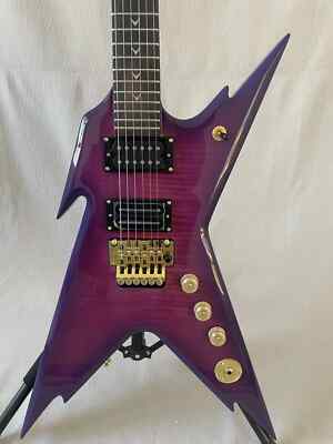 Custom Dean Dime Razorback DCR Black Tooth Limited Guitar 6 strings