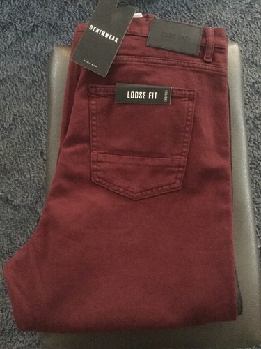 Mens Zara man denimwear W34x24L loose 