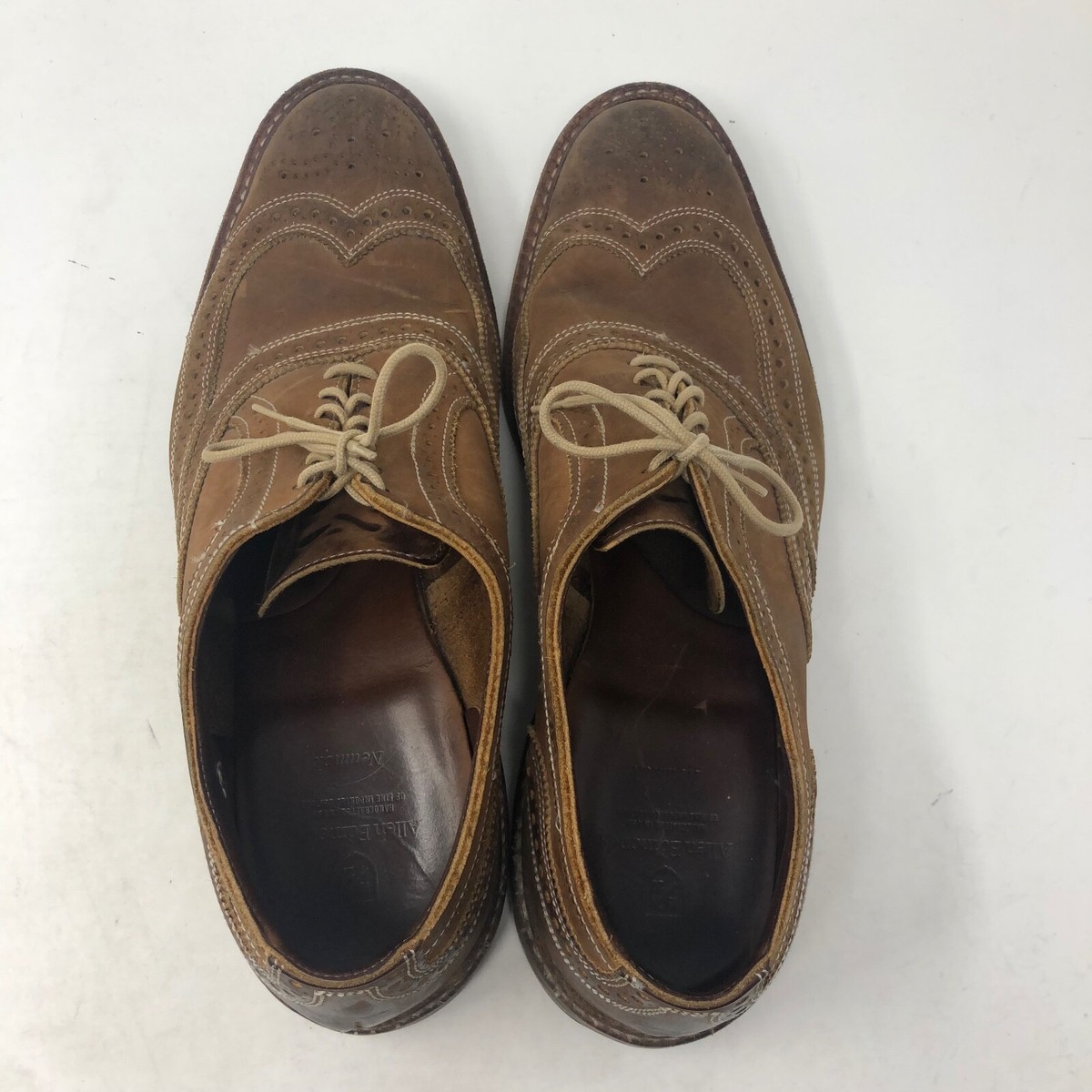 Allen Edmonds Neumok Wingtip Oxford Dress Shoe Walnut Brown  display picture 1