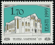 Estonia #293 Vanemuine Theater 125th Anniversary 1.70K Postage Europe 1995 MNH