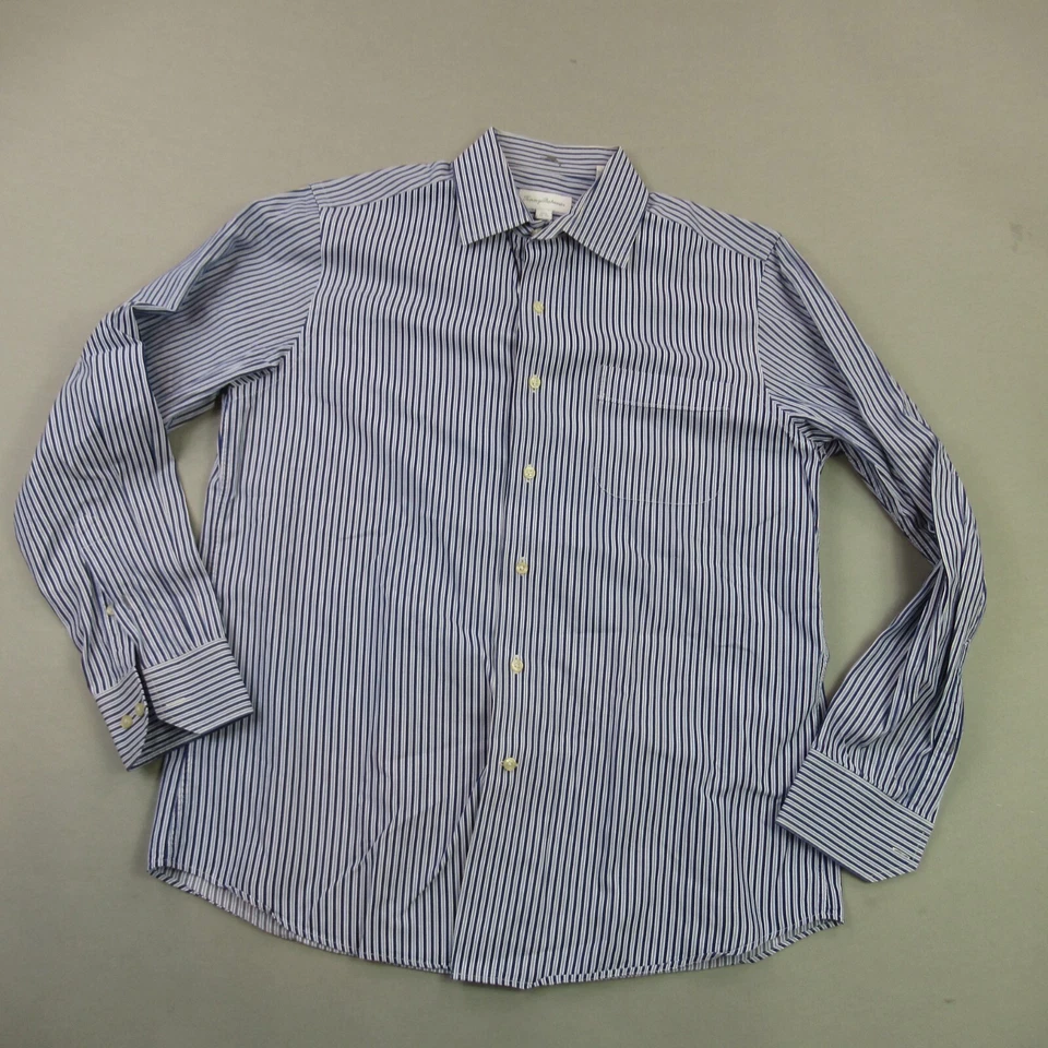 Tommy Bahama Shirt Mens 15.5 Long Sleeve Button Front Lightweight Stripes - Image 2 of 4