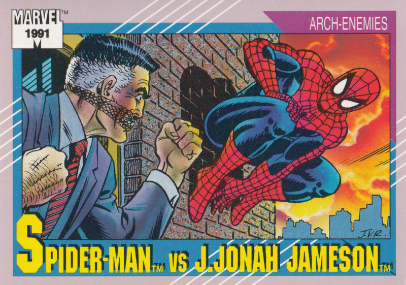 Spider-man Vs. J. Jonah Jameson 1991 Marvel Comics Card #121 | eBay