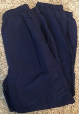 Vintage L.L. Bean LL Bean Navy Blue Windbreaker Pants USA Made Size Medium