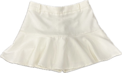 DO + BE White Mini Skirt ladies Size: M