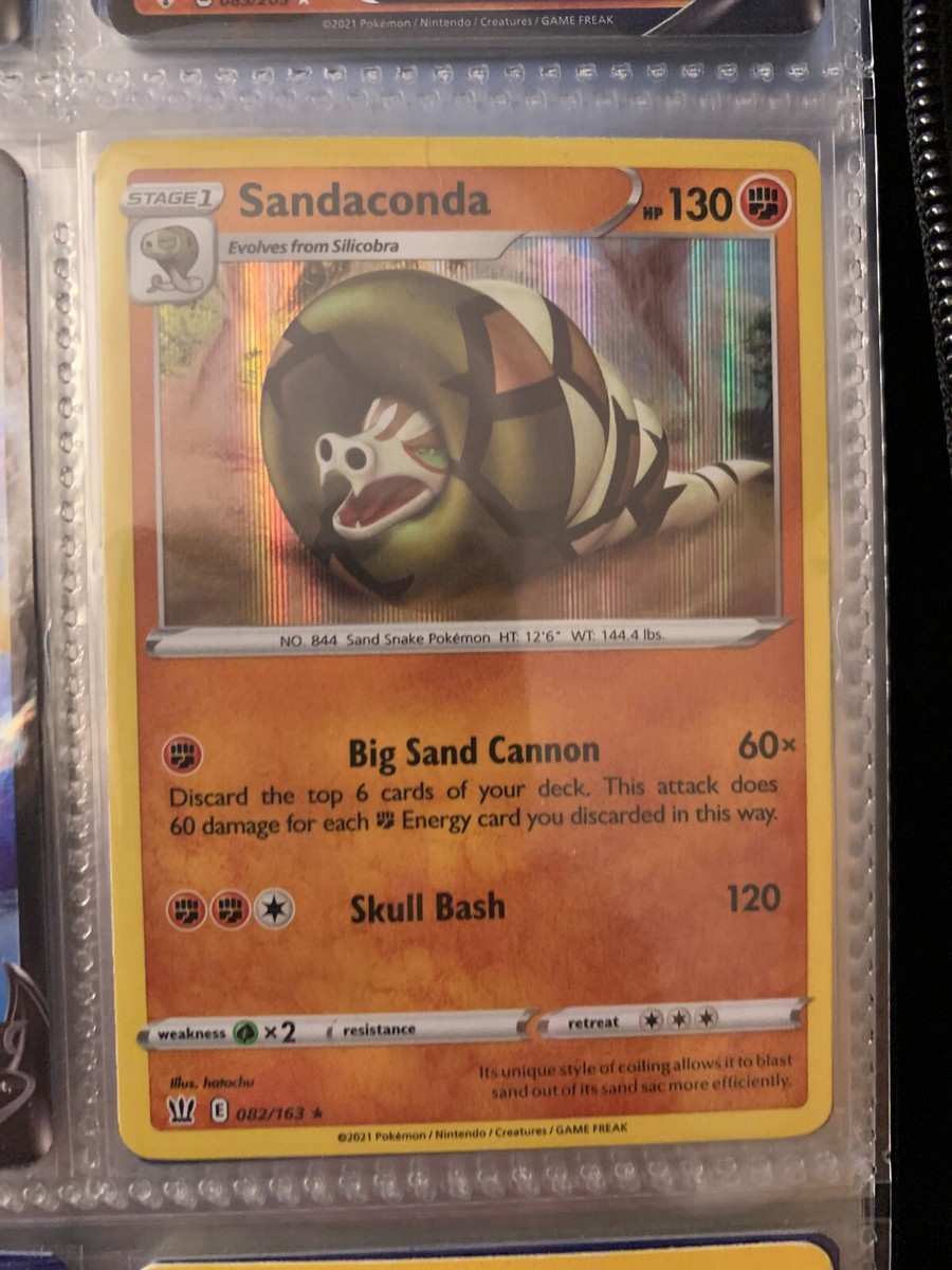 Sandaconda 082/163 - Battle Styles - Holo Foil Rare - NM/Mint