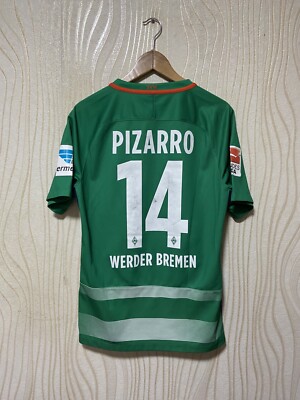 WERDER BREMEN 2016 2017 HOME SHIRT JERSEY NIKE 808442-319 sz M #14