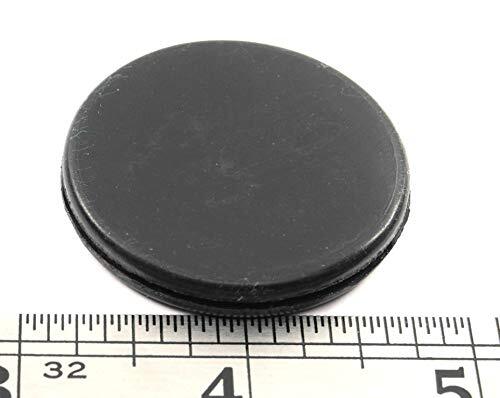 Rubber Plug - Fits 1\" Opening In 1/16\" Thick Panel -\"Grommet Without A Hole\" - Solid Flush Plug - Seals Opening In Metal Panels - Provides Finished Appearance On Both Sides