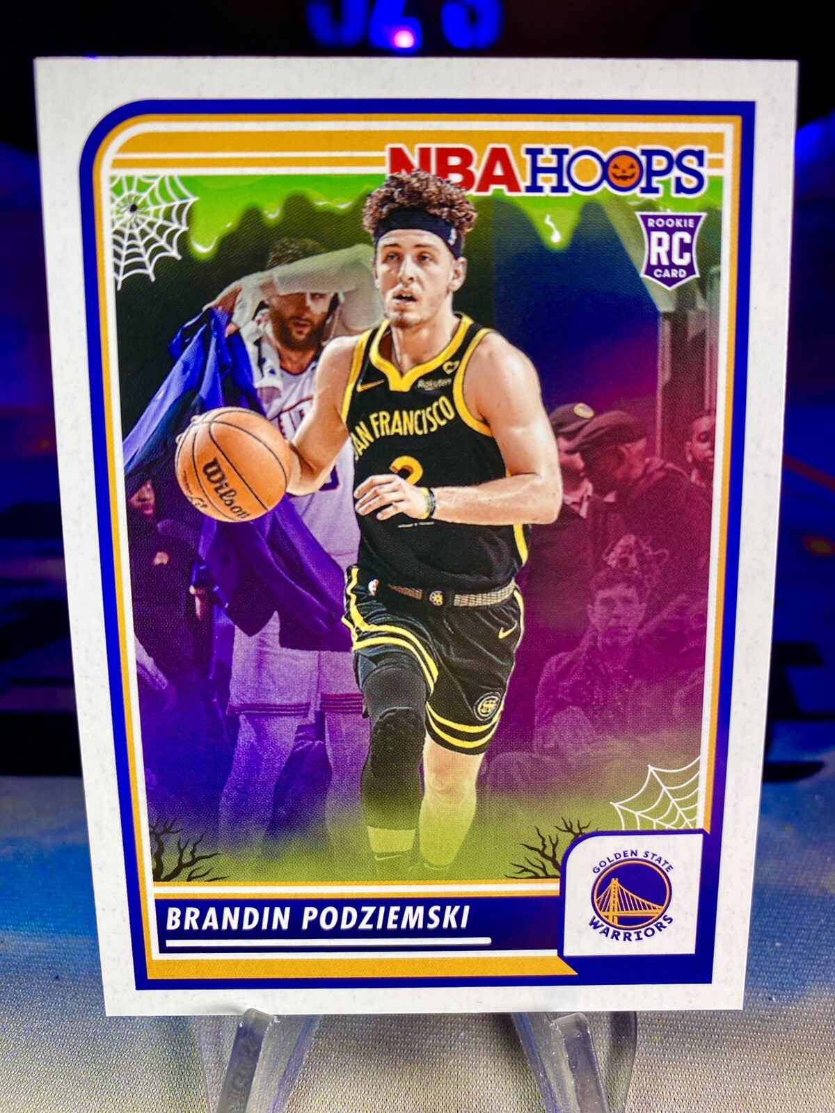 2023-24 Brandin Podziemski Panini Haunted Hoops Rookie Card #15 Warriors