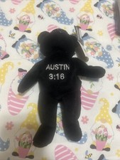 1998 WWF Attitude Bears Stone Cold Steve Austin COMPLETE With Tags