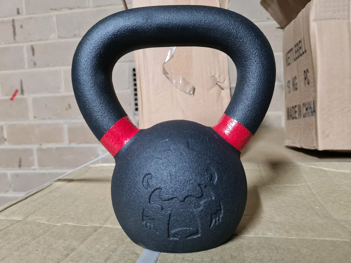 Brand New Bear Fitness 6kg Cast Iron Powder Coat Kettlebell Aussie