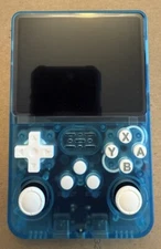 R36S Retro Handheld Video Game Console 64G 15000+ Games 3.5 In Screen- Lake Blue