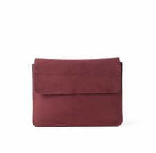 MacBook Sleeve Maroon Suede 13 inches 
