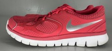 Nike Flex 2012 Women's Pink Silver Athletic Running Shoes Size 10 #512108-601