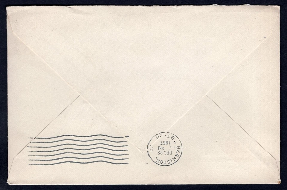MONACO 1967 Airmail Cover to USA. Car Racing & Chess Stamps - Image 2 of 2