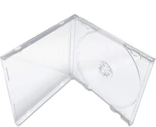 Sony PlayStation 1 PS1 PSOne Dreamcast Replacement Clear CD Disc Jewel Cases -50