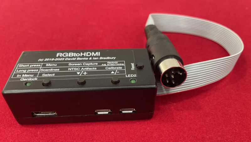 RGBtoHDMI CPLD board, Pi Zero, Case, SD Card and cable for BBC