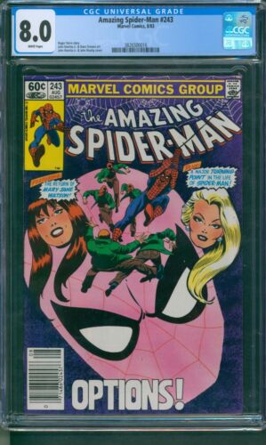 Amazing Spider-Man #243 Return of MJ CGC 8.0 - Afbeelding 1 van 1