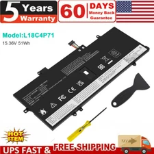 L18C4P71 L18L4P71 L18M4P72 Battery For Lenovo ThinkPad X1 Carbon 7th 8th Gen