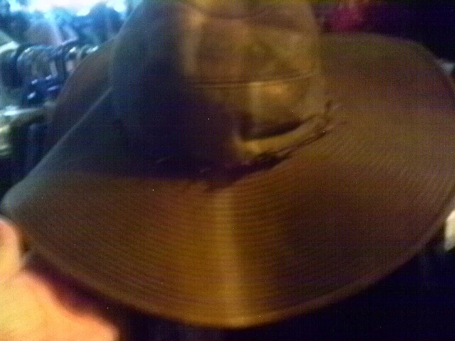 Sombrero Kokin Nueva York TIE DYE MARRÓN IMITACIÓN SUeDE FLOPPY HIPPIE SOMBRERO TALLA 7 Foto 2 de 4