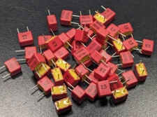 Lot of 52 WIMA Polypropylene Capacitor FKP2 100pf 100V 2.5% PCM5