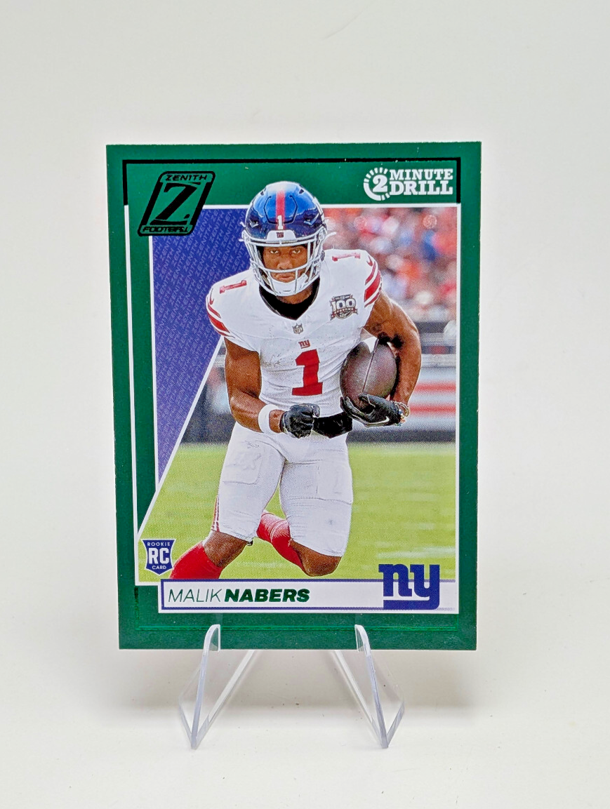 2024 Panini Zenith - 2 Minute Drill #171 Malik Nabers | eBay