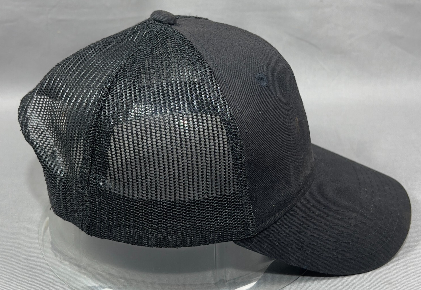 Blank Plain Solid Snapback Cap Hat Black  Basebal… - image 5