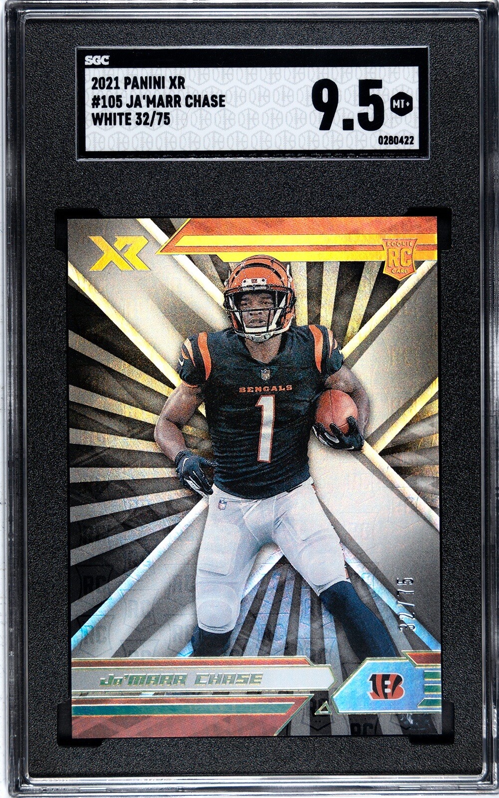 JaMarr Chase Panini XR #105 White