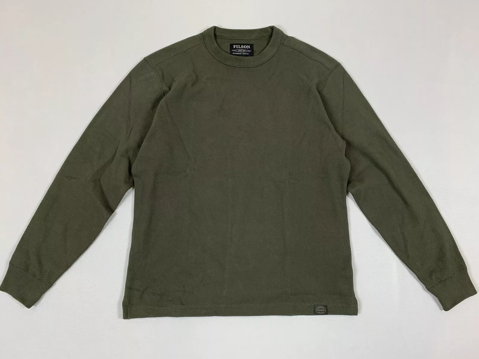 Filson Waffle Knit Thermal Crew M NWT