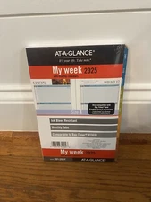 2025 Weekly Planner Refill AT-A-GLANCE Size 4 New Year 2 Page Zenscapes 281-285Y