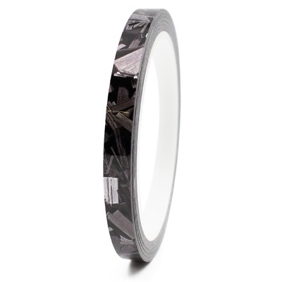 8.5m decorative stripes 7mm forged carbon black silver car motorcycle car decorative strip
