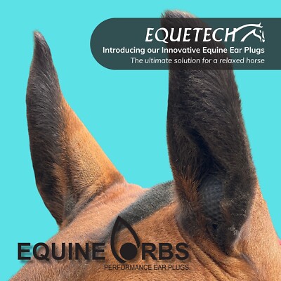 Equetech Equine Orbs - Performance Ohrstöpsel für Pferde - Pony / Pferd (4er Pack)