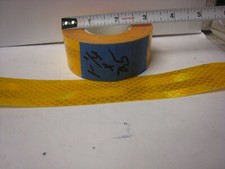3M BRAND 983-71 AMBER YELLOW GOLD ROLL REFLECTIVE TAPE 1-1/4" x 25' CUSTOM CUT