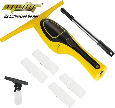 Mellif Window Vacuum Squeegee Cordless Rechargeable  36''-61'' Telescopic Pole