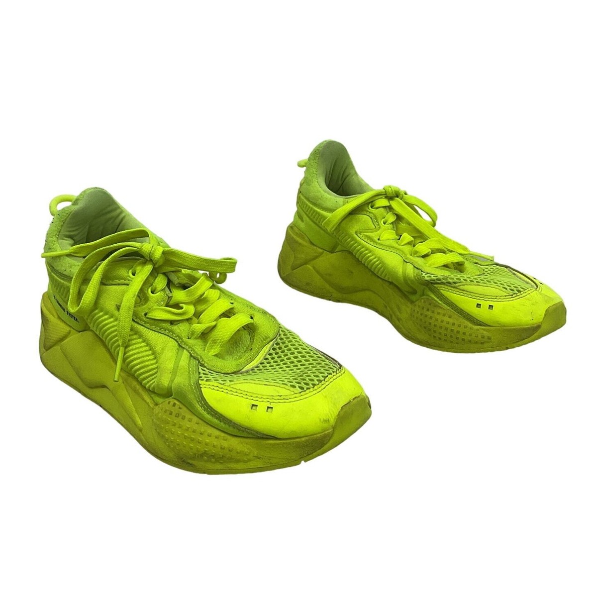 PUMA Women's Sneakers Yellow Size 8.5 Preowned Athletic