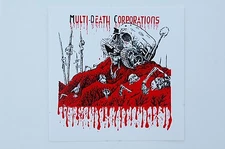 MDC Multi Death Corporations Sticker Vinyl Decal 4" X 4" Punk Rock (162)