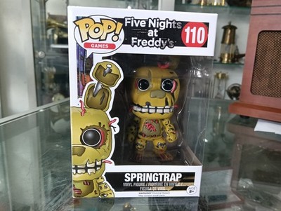 FUNKO POP GAMES FIVE NIGHT'S AT FREDDY'S #110 SPRINGTRAP VINYL FIGURE IN BOX