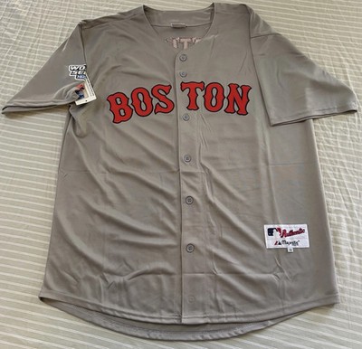 Pedro Martinez #45 Boston Red Sox 2004 World Series Baseball Jersey Gray NWT