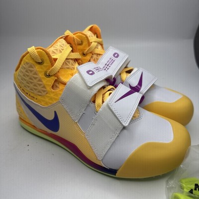 Size 7.5 Men s Nike Zoom Javelin Elite 3 Citron Pulse Indigo Burst F79626-800